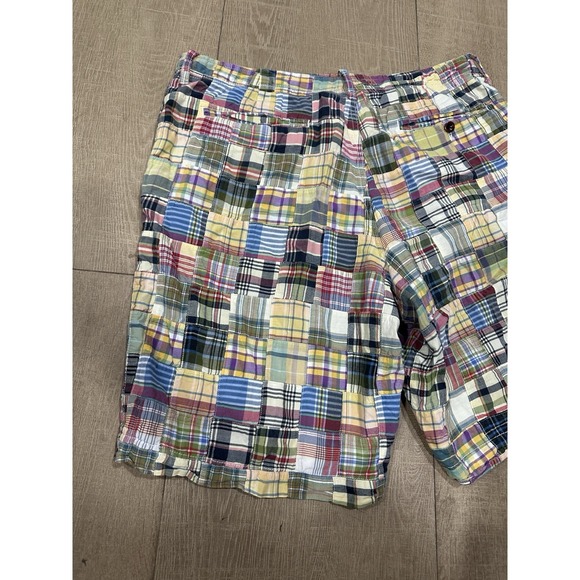 J.Crew Men's Madras Field Shorts Size 36W Plaid Casual Summer Preppy - Picture 4 of 12